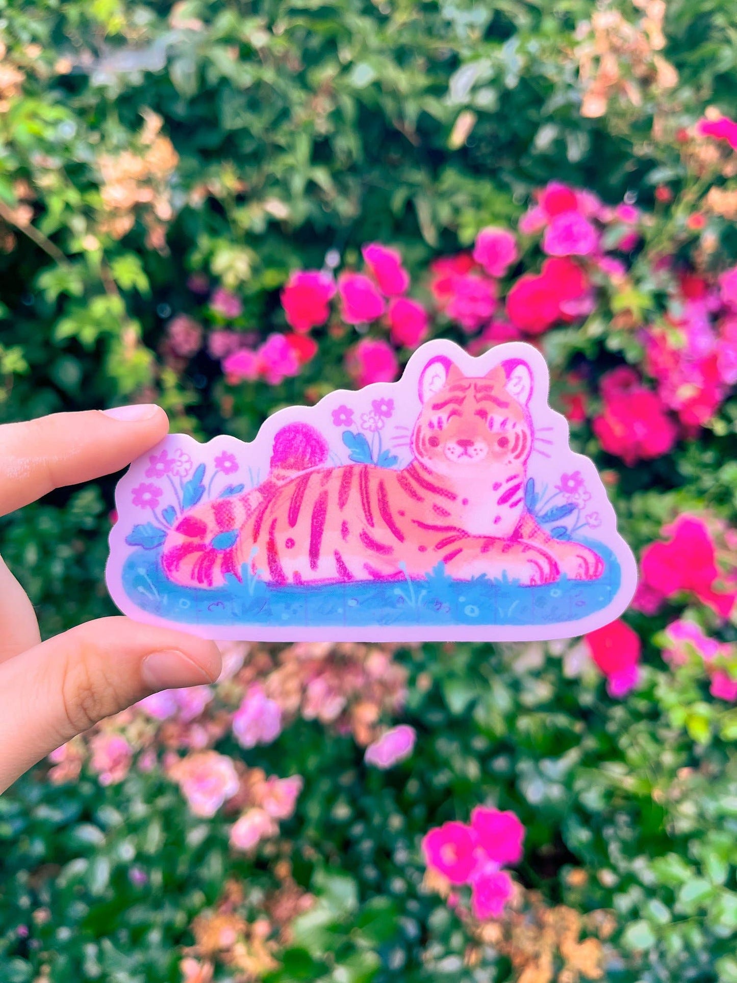 Tiger Vinyl Sticker