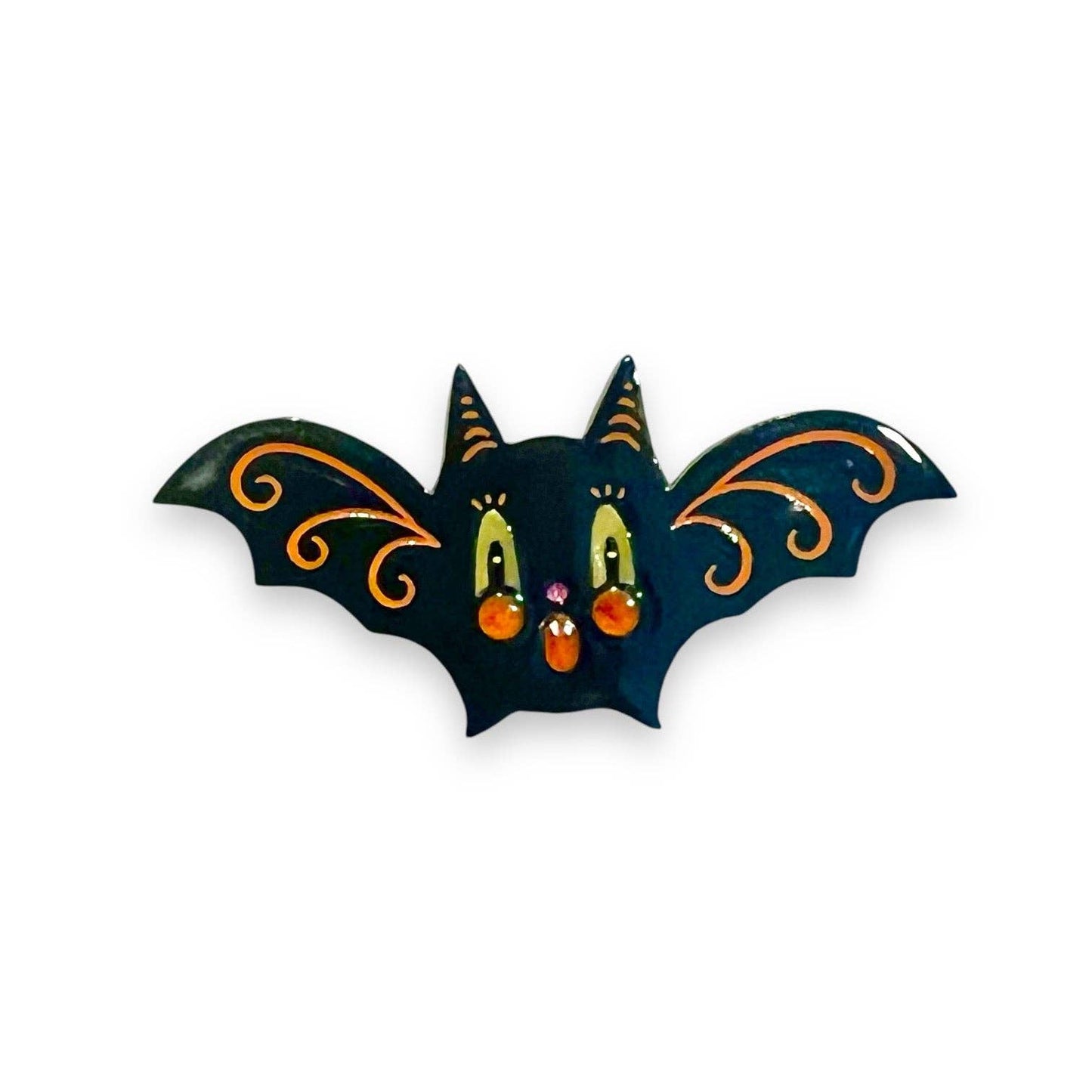 Gothic Glam Bat Scatter Brooch