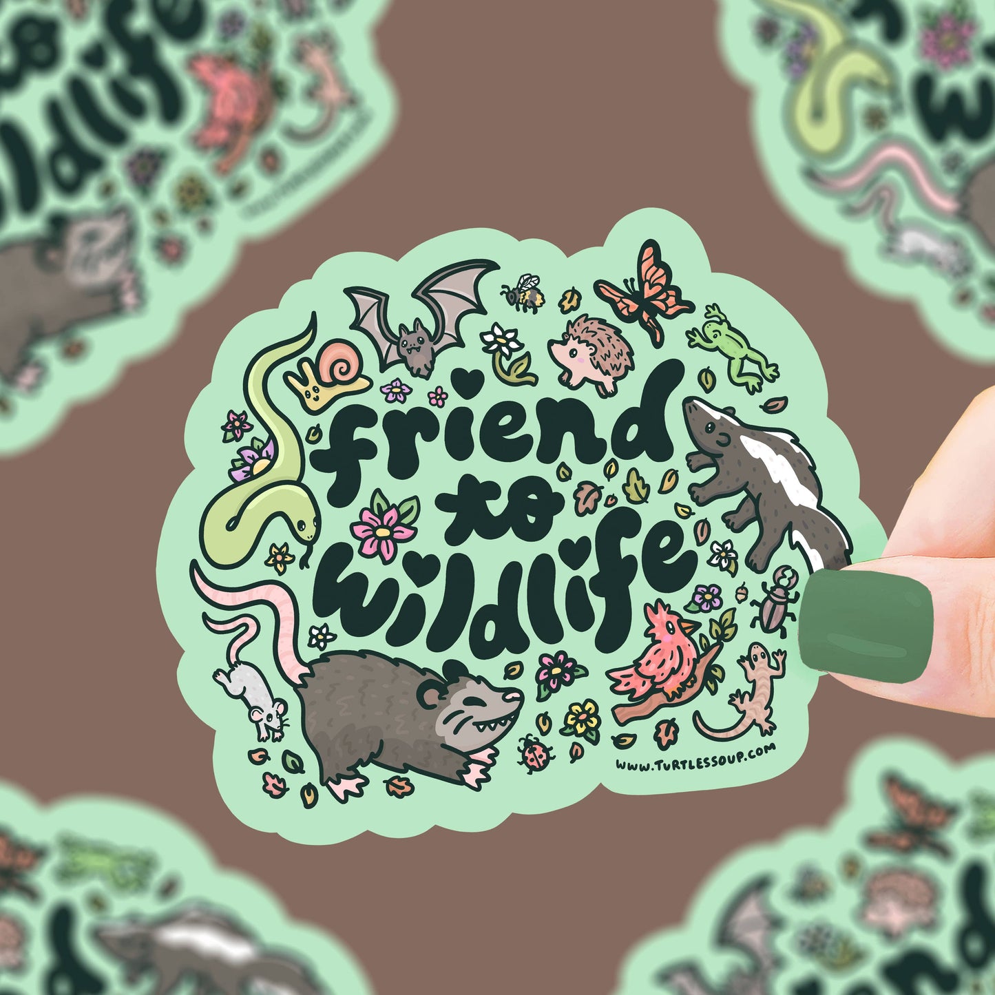 Friend To Wildlife Vinyl Sticker
