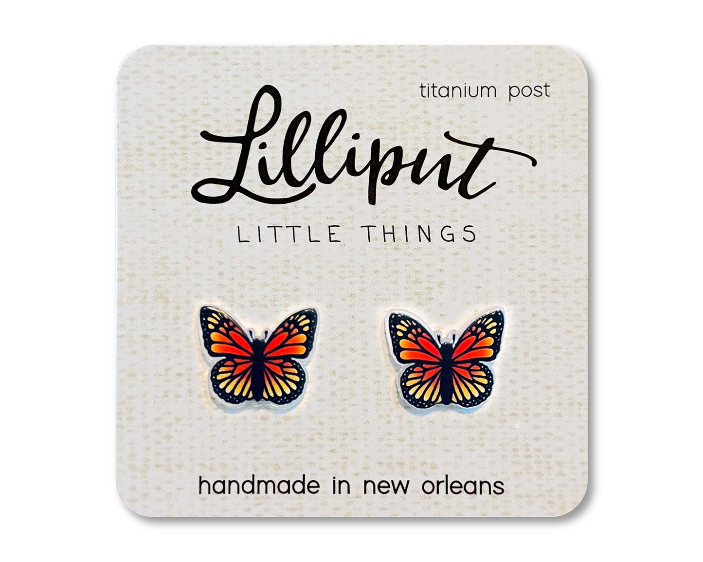 Monarch Butterfly Earrings