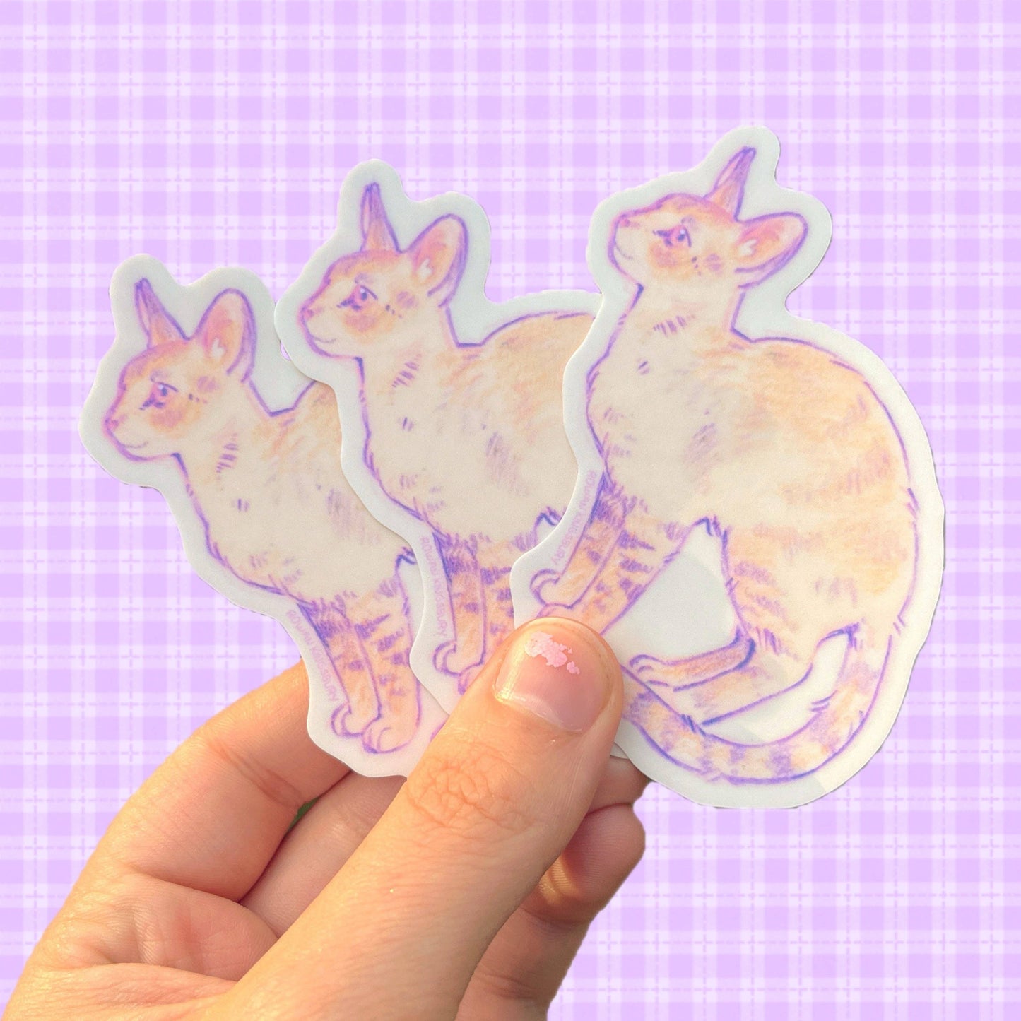 Millie the Cat Vinyl Sticker