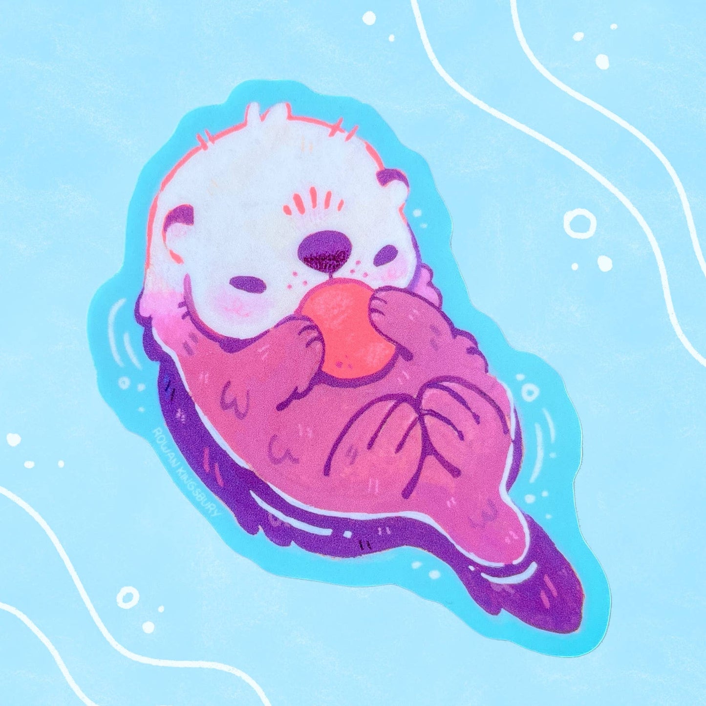 Little Otter Vinyl Sticker