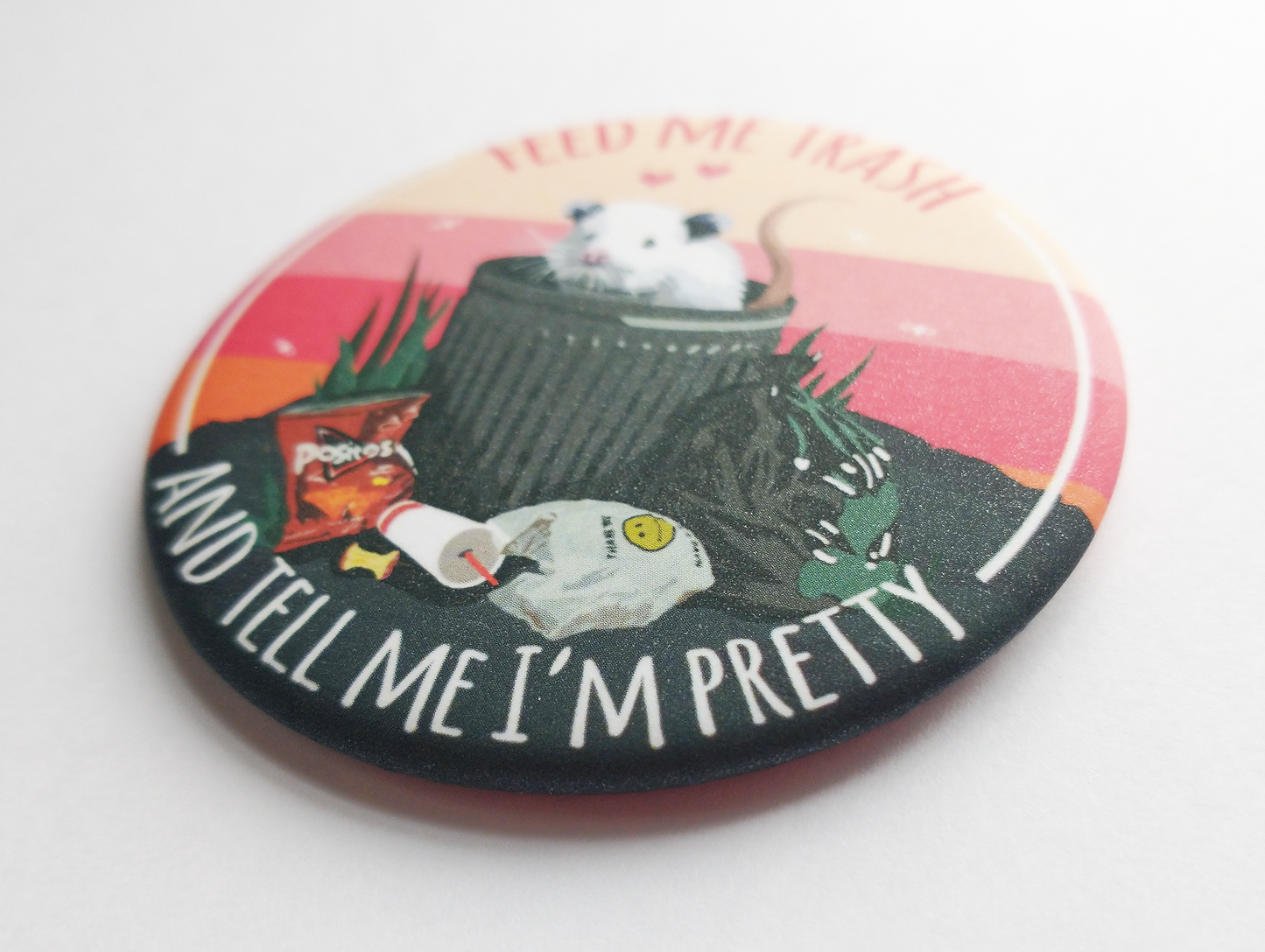 Feed Me Trash Opossum Magnet