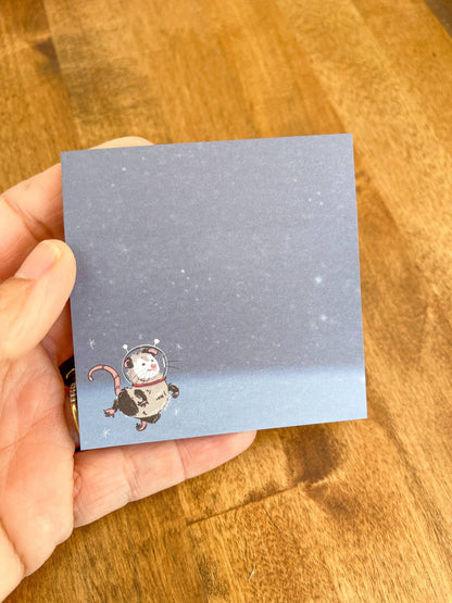 Space Opossum Notepad Stationery
