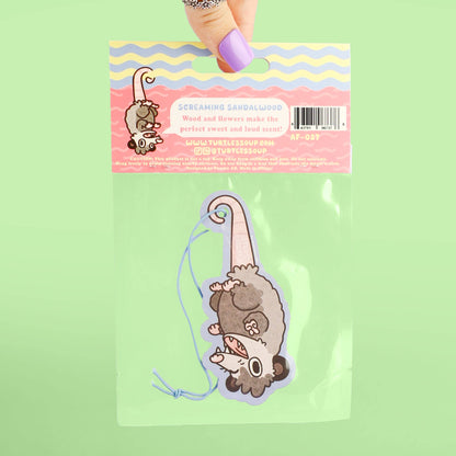 Dangling Opossum Car Air Freshener