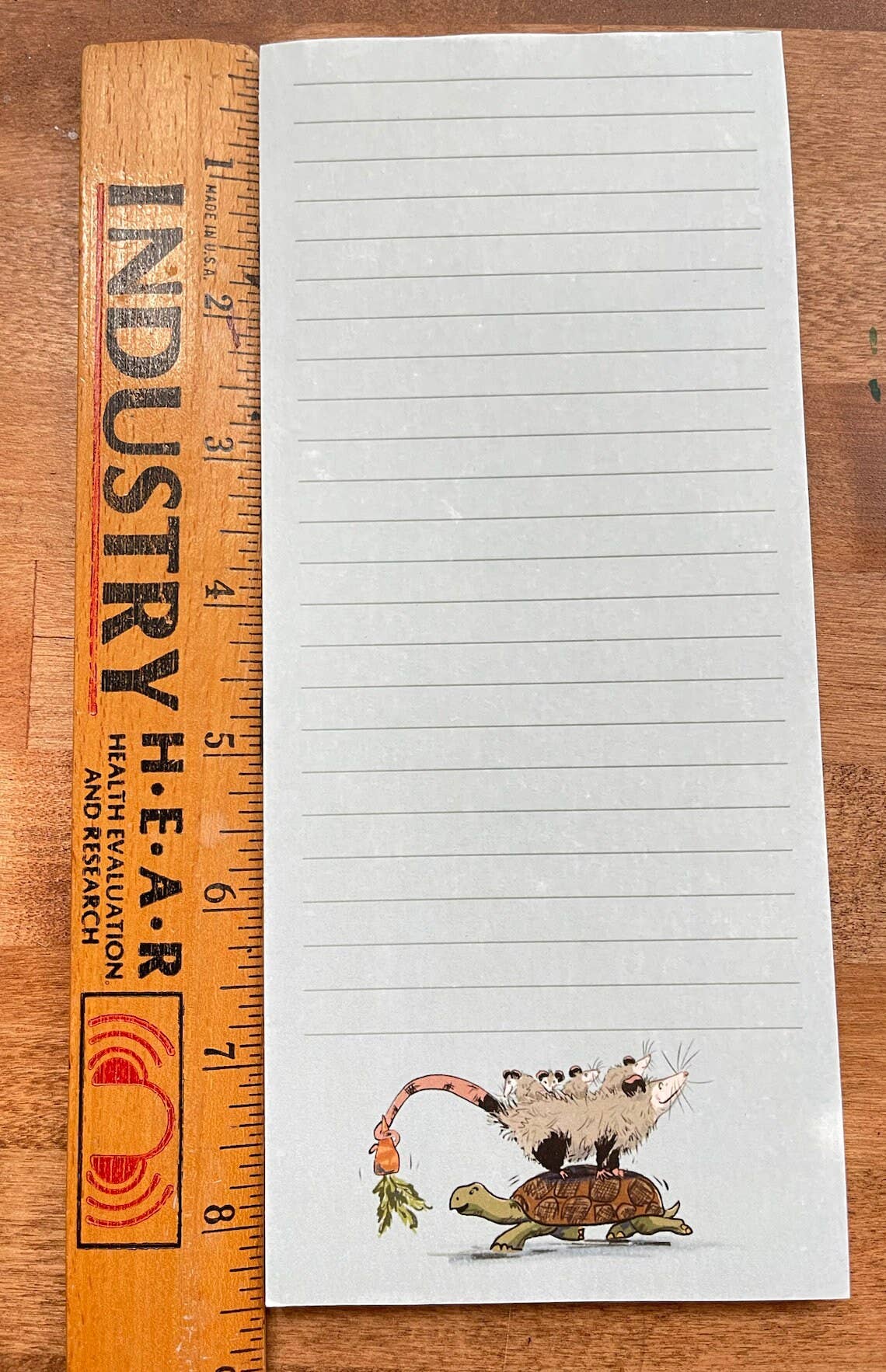 To-Do List Opossum and Tortoise Notepad