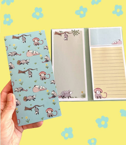 Opossum Notepad Booklet Stationery