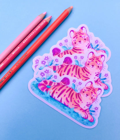 Tiger Vinyl Sticker