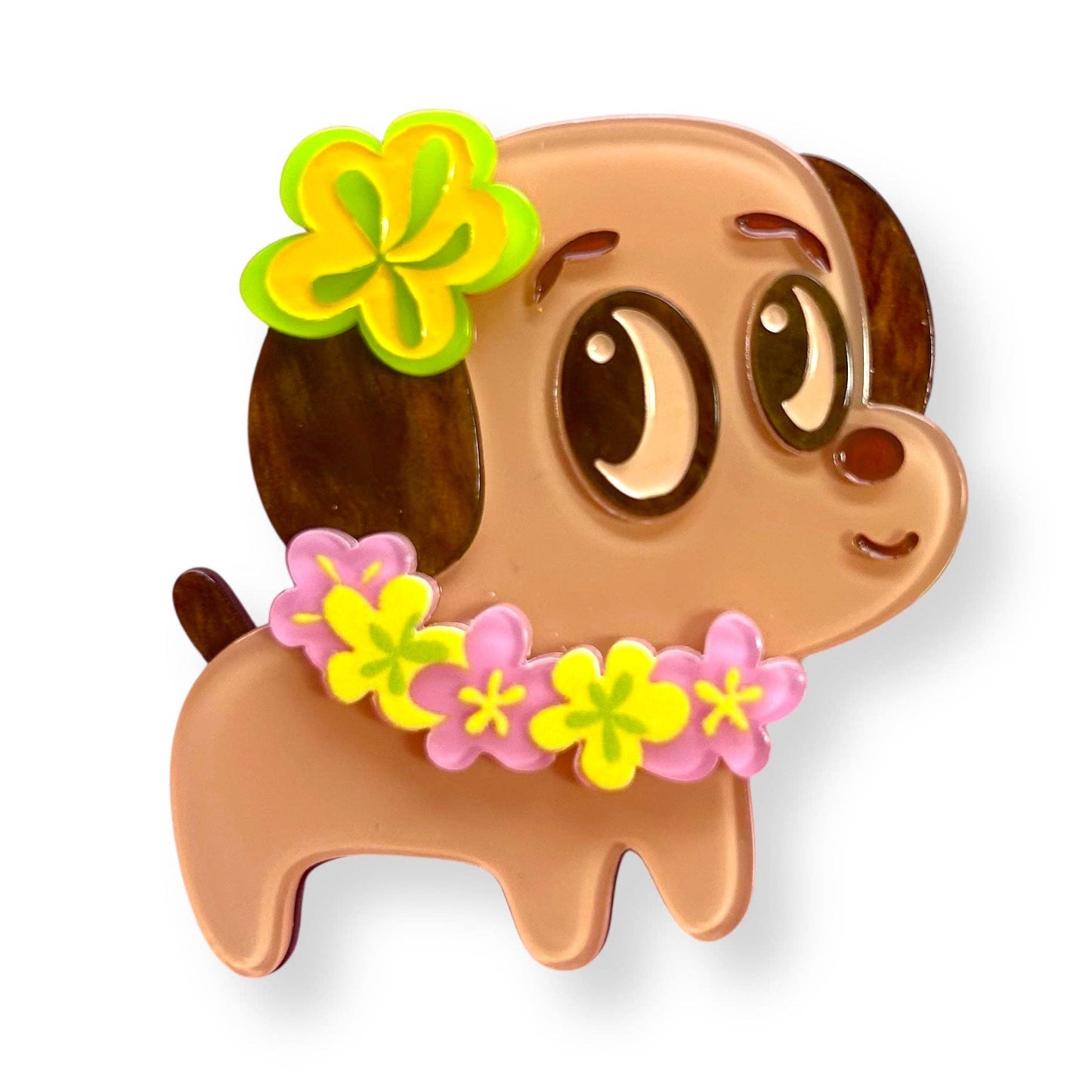 Polynesian Pup Mini Brooch