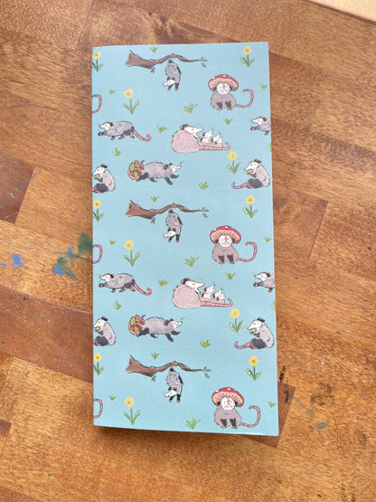 Opossum Notepad Booklet Stationery