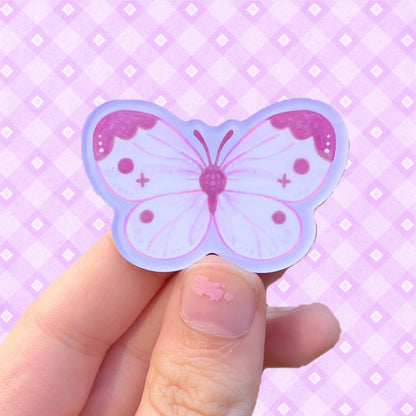 White Butterfly Acrylic Magnet