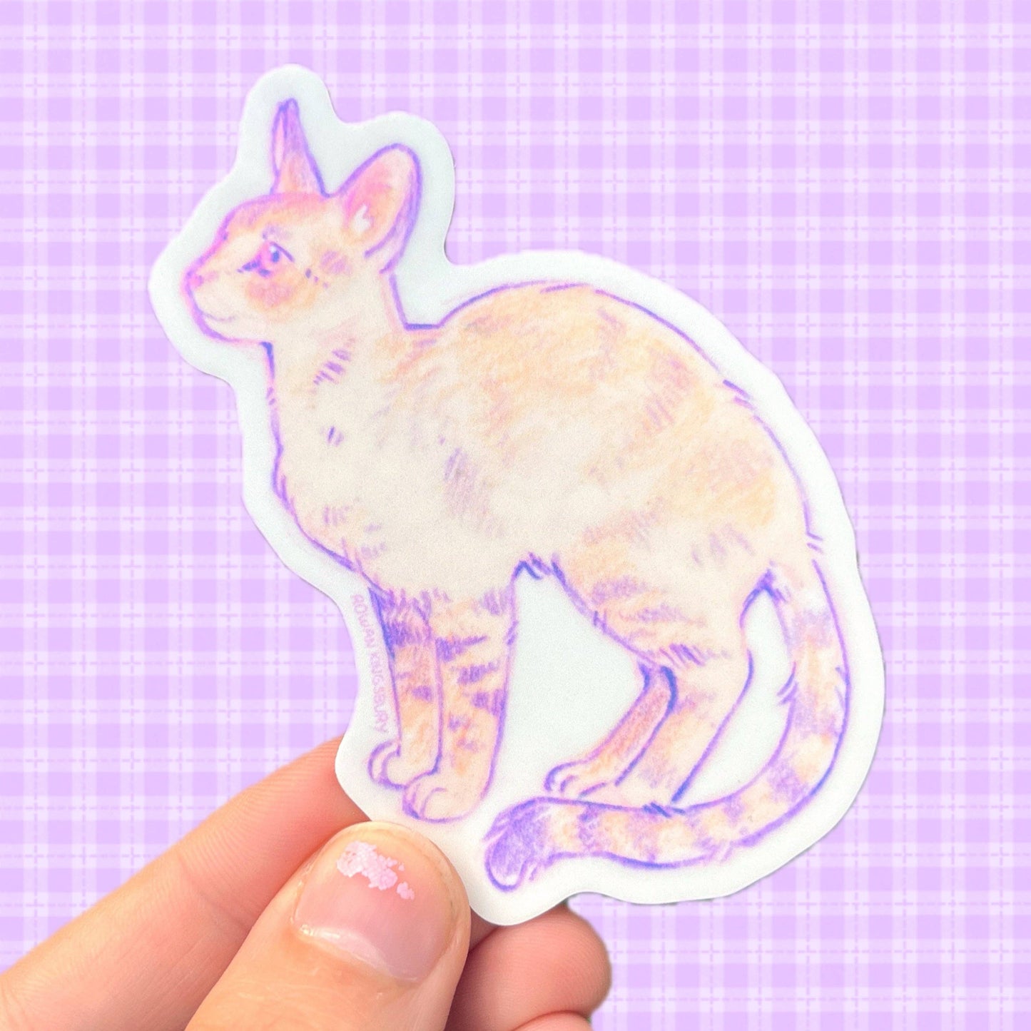 Millie the Cat Vinyl Sticker