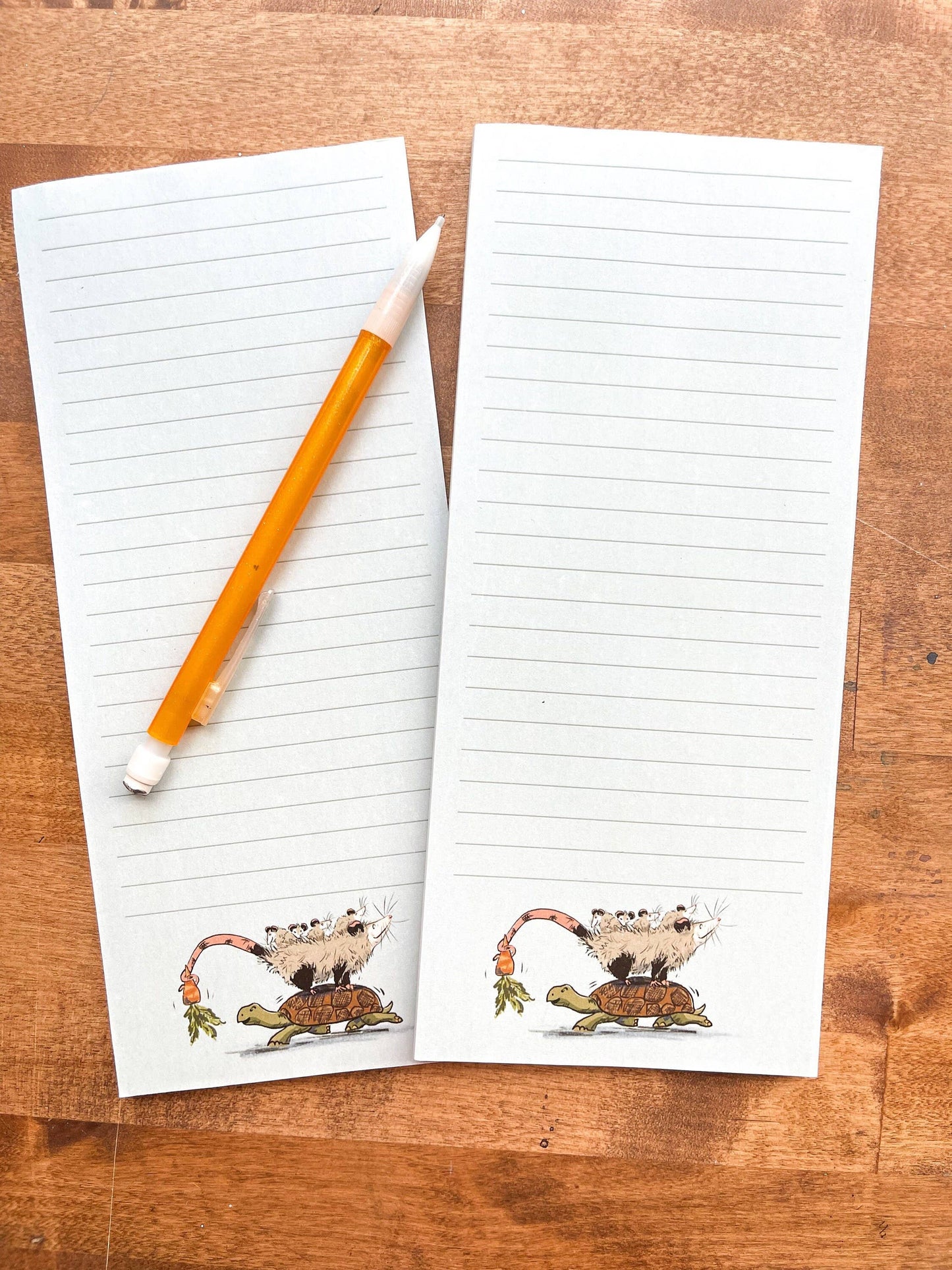 To-Do List Opossum and Tortoise Notepad