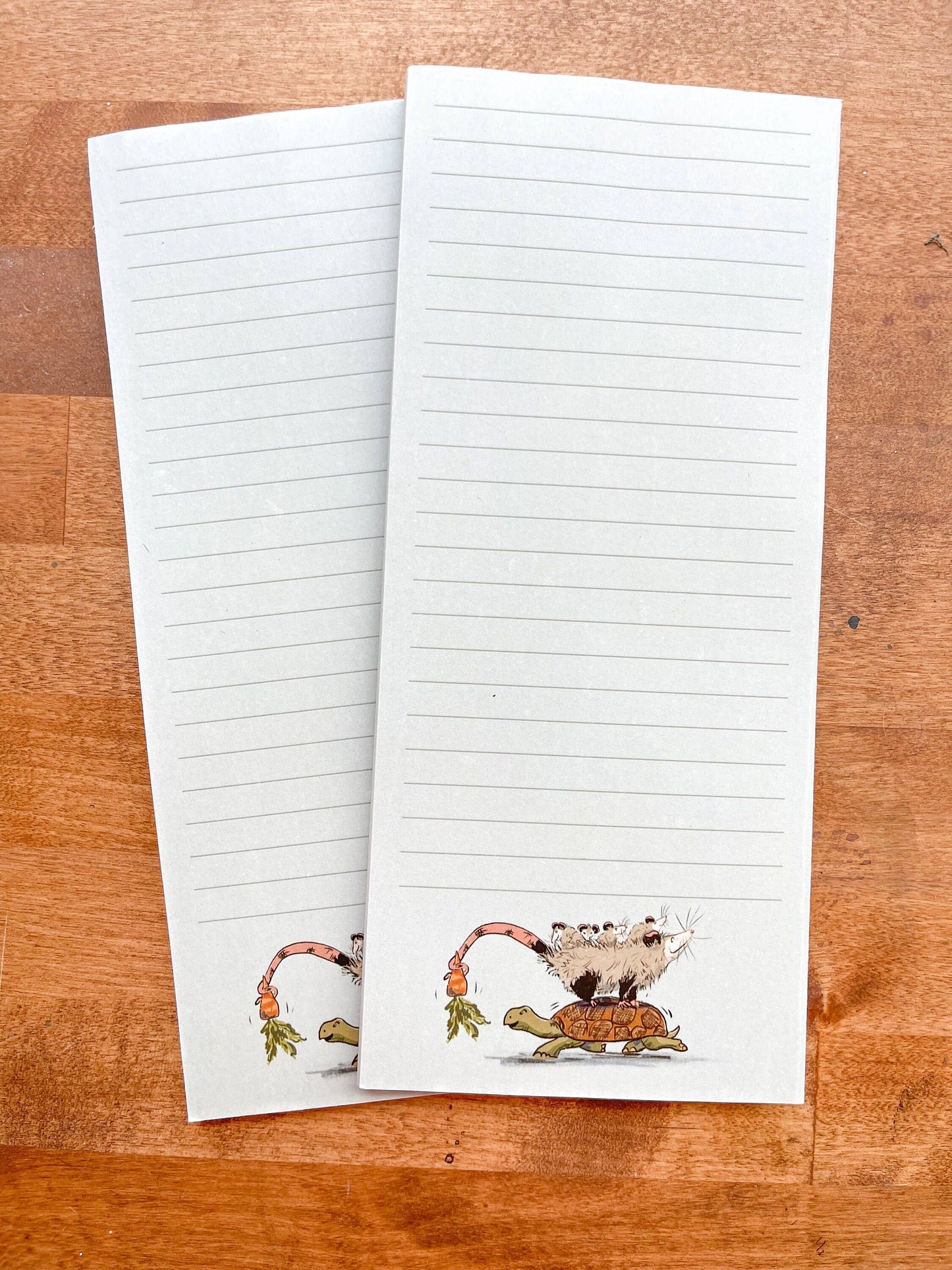 To-Do List Opossum and Tortoise Notepad