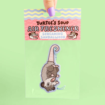 Dangling Opossum Car Air Freshener