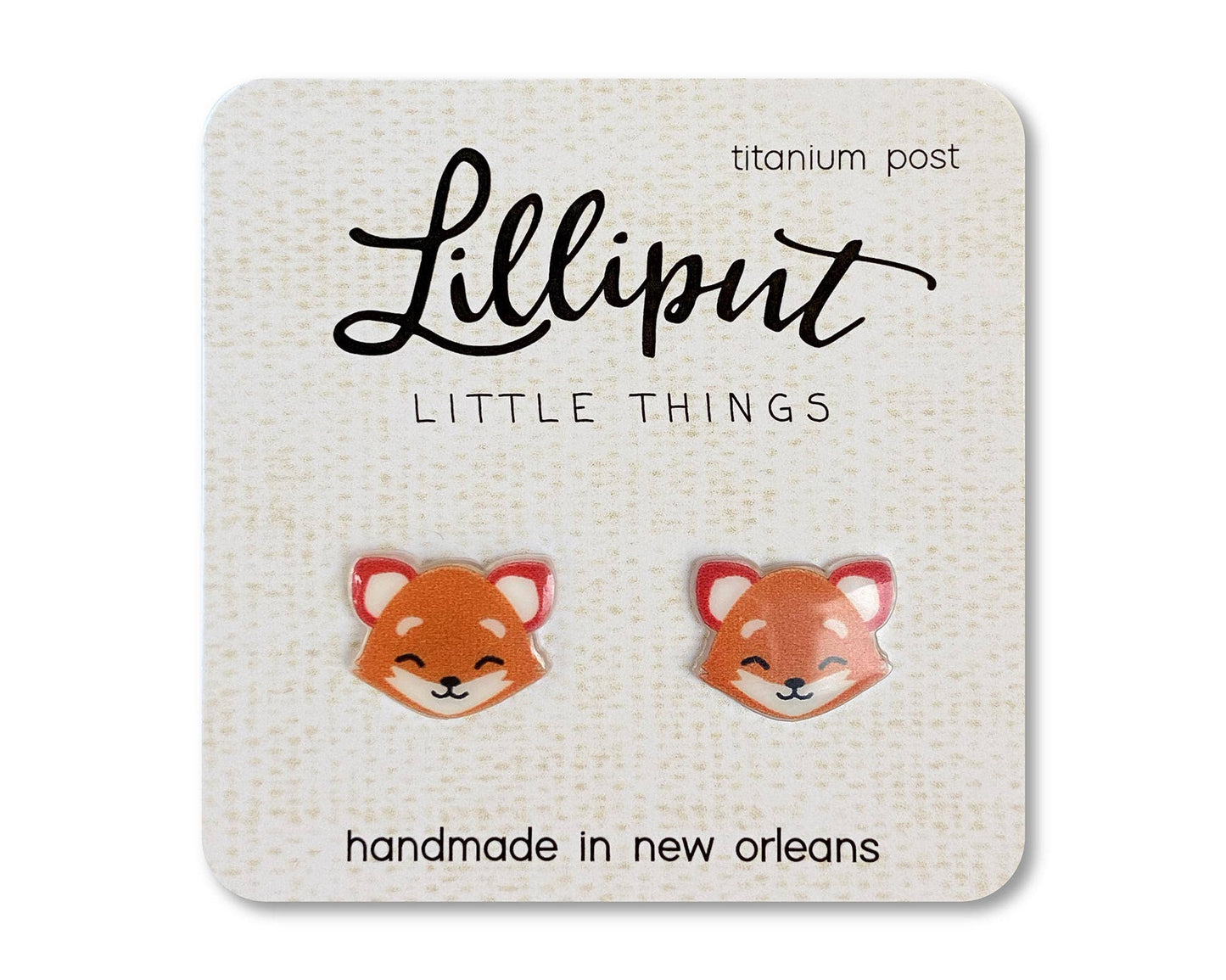 Red Fox Earrings