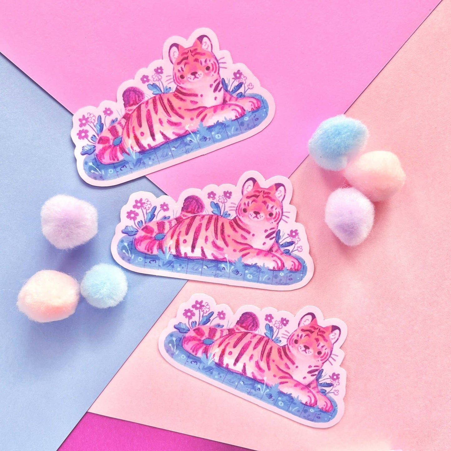 Tiger Vinyl Sticker
