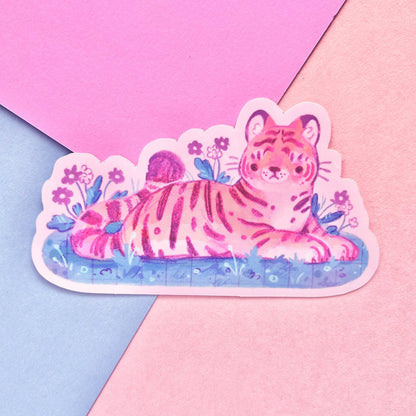 Tiger Vinyl Sticker