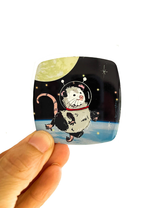 Space Opossum Magnet