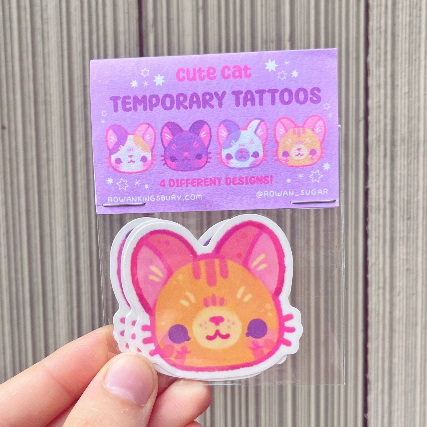 Cat Temporary Tattoo Pack