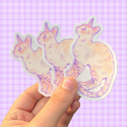 Millie the Cat Vinyl Sticker