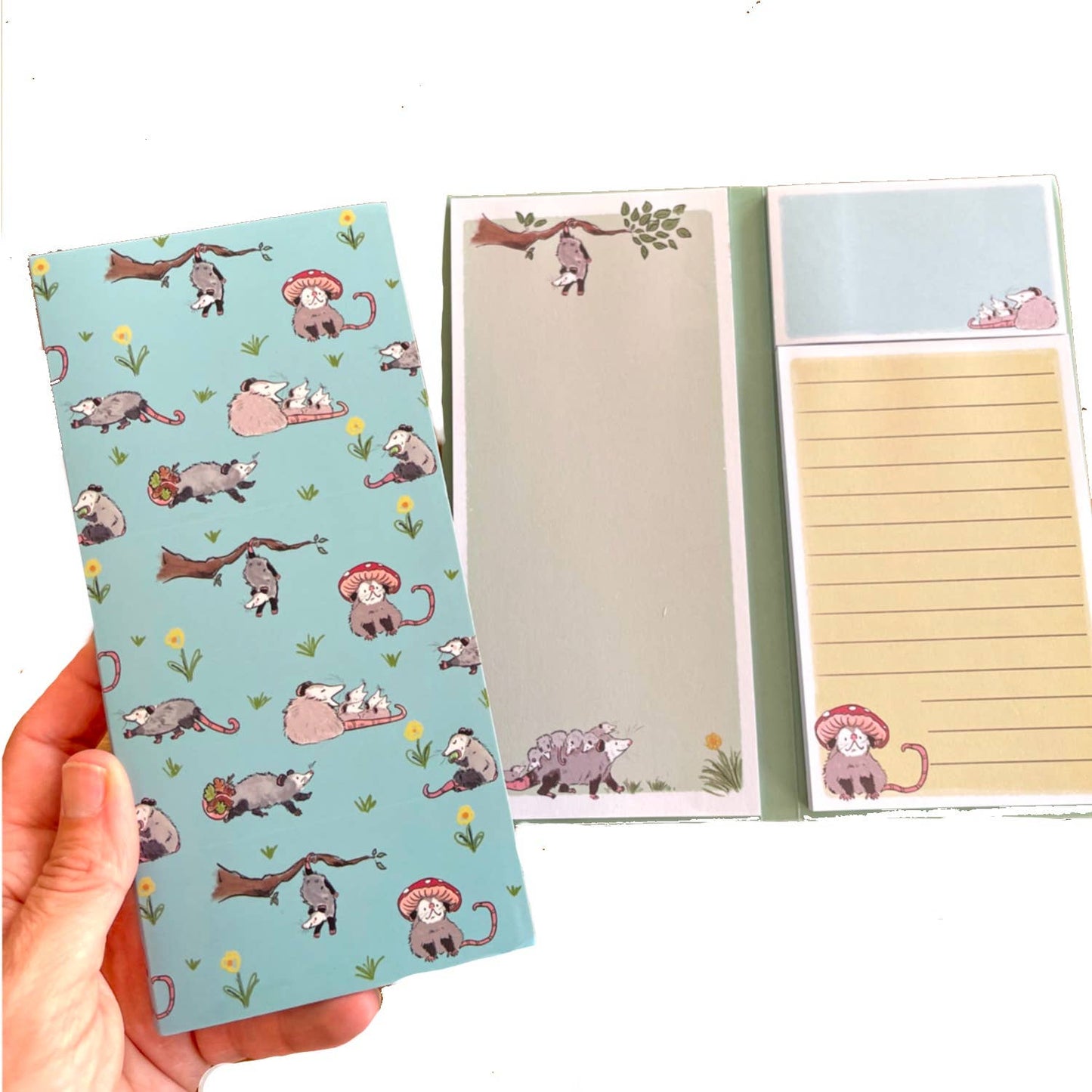 Opossum Notepad Booklet Stationery