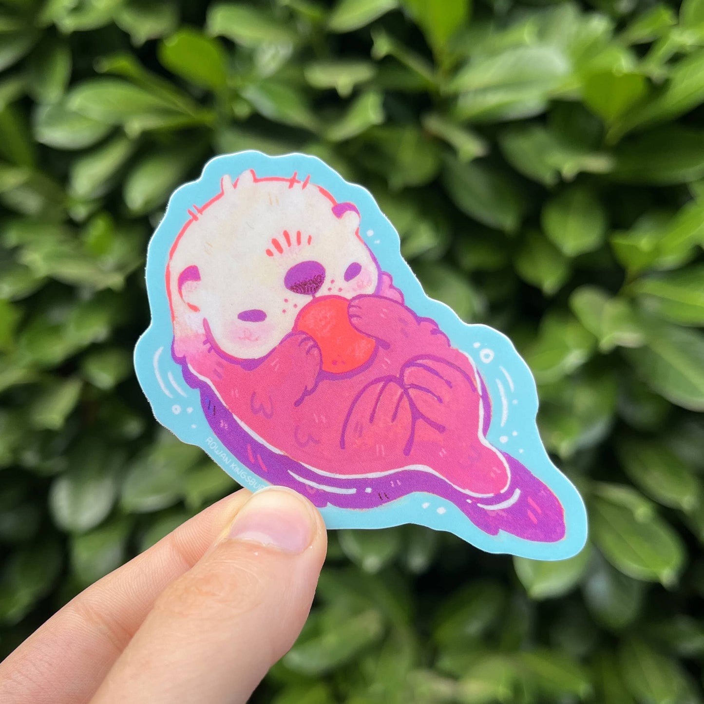 Little Otter Vinyl Sticker
